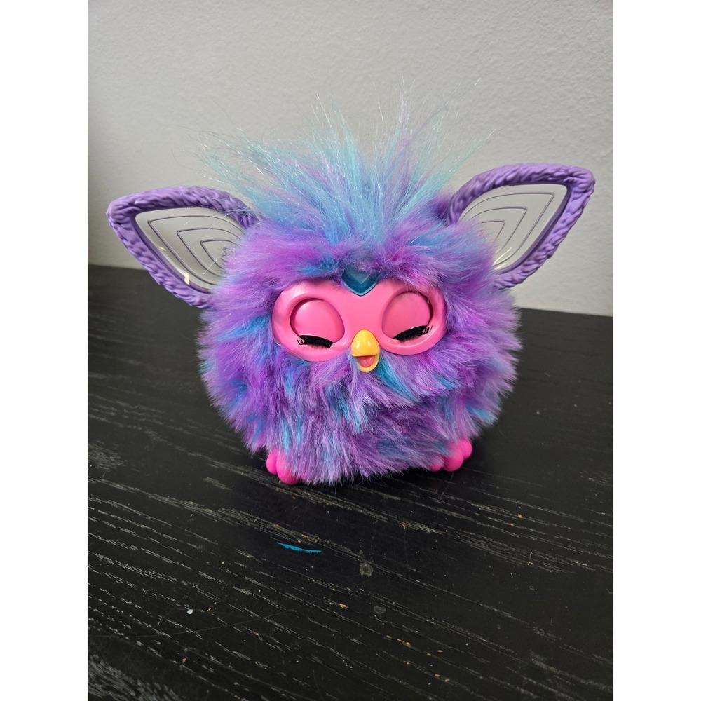 Furby Hasbro Purple Blue Interactive Electronic Plush Toy F6743 OS